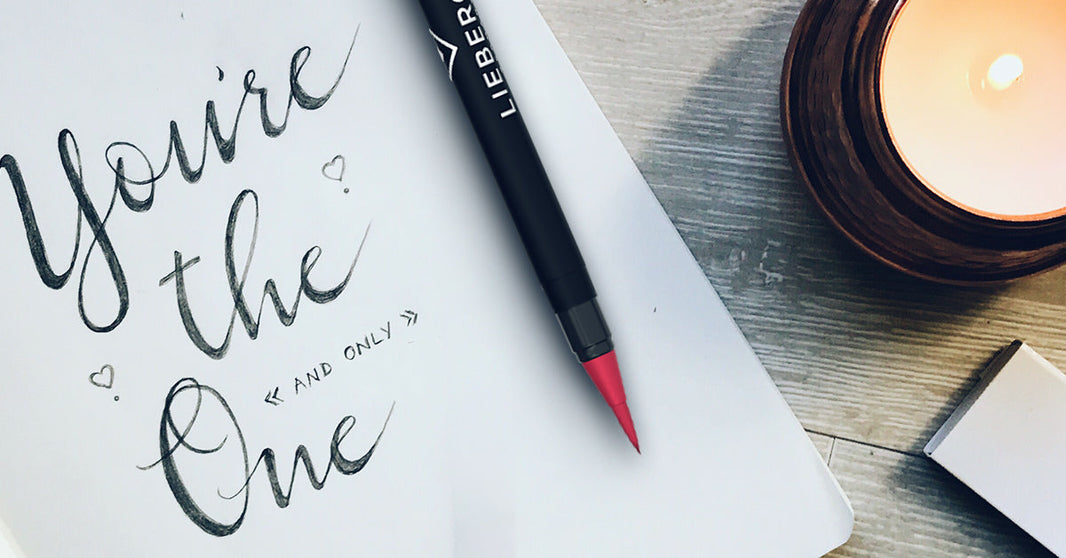 Hand Lettering mit Pinselstiften