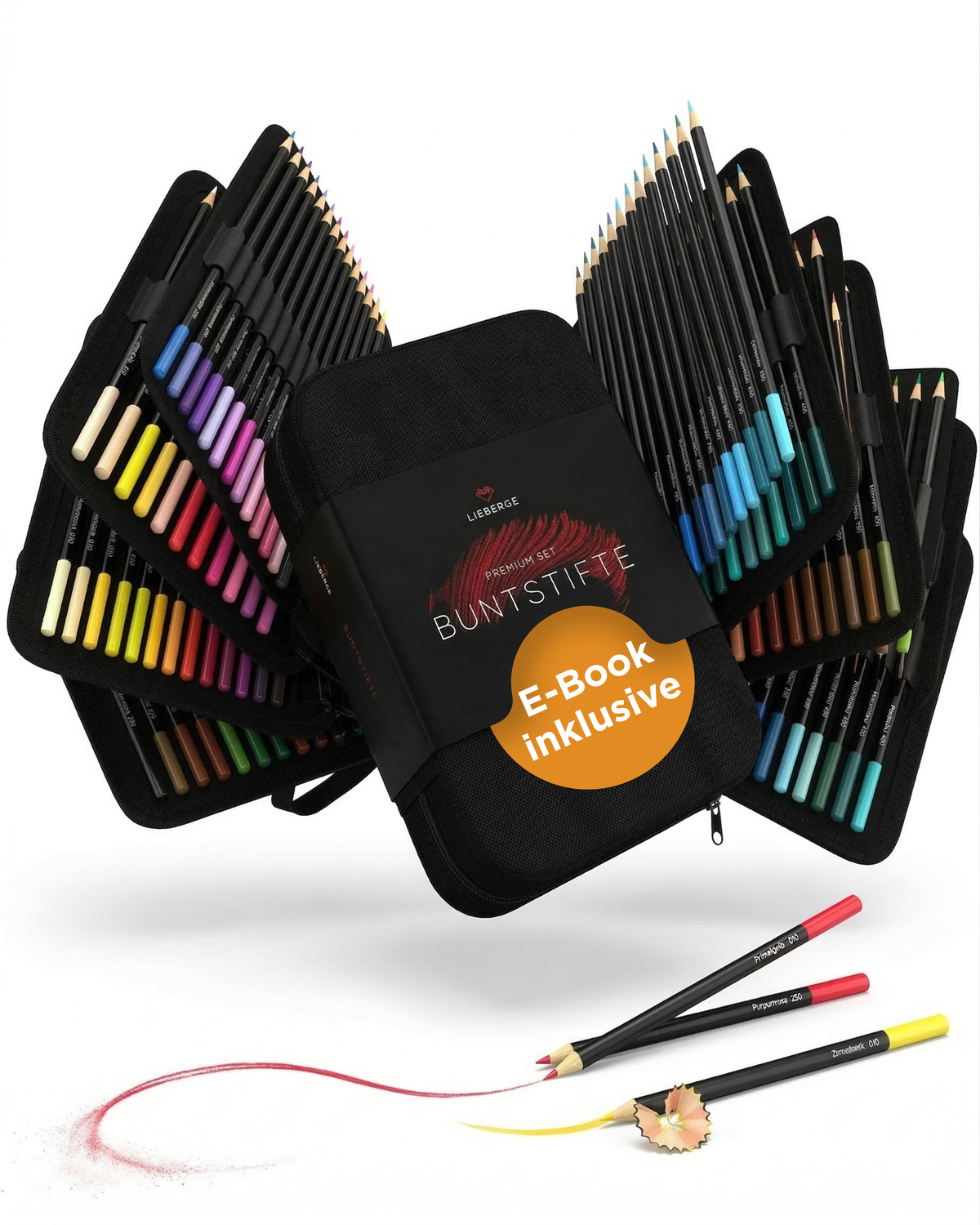Buntstifte in Profi-Nylon-Etui | 72 Farben