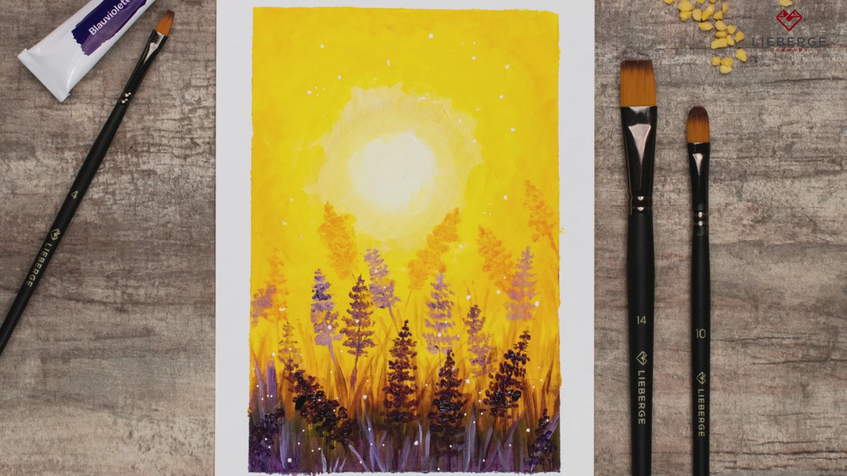 Pinsel Set, Aquarell Pinsel, Pinsel Acrylfarbe - produkt video